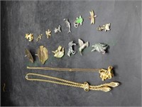 Animal Jewelry Lot Snake Bear Poodle & More
