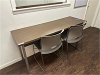 Office table and 3 chairs