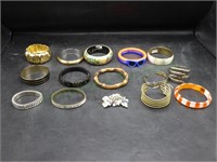 Fifteen Various Bracelets