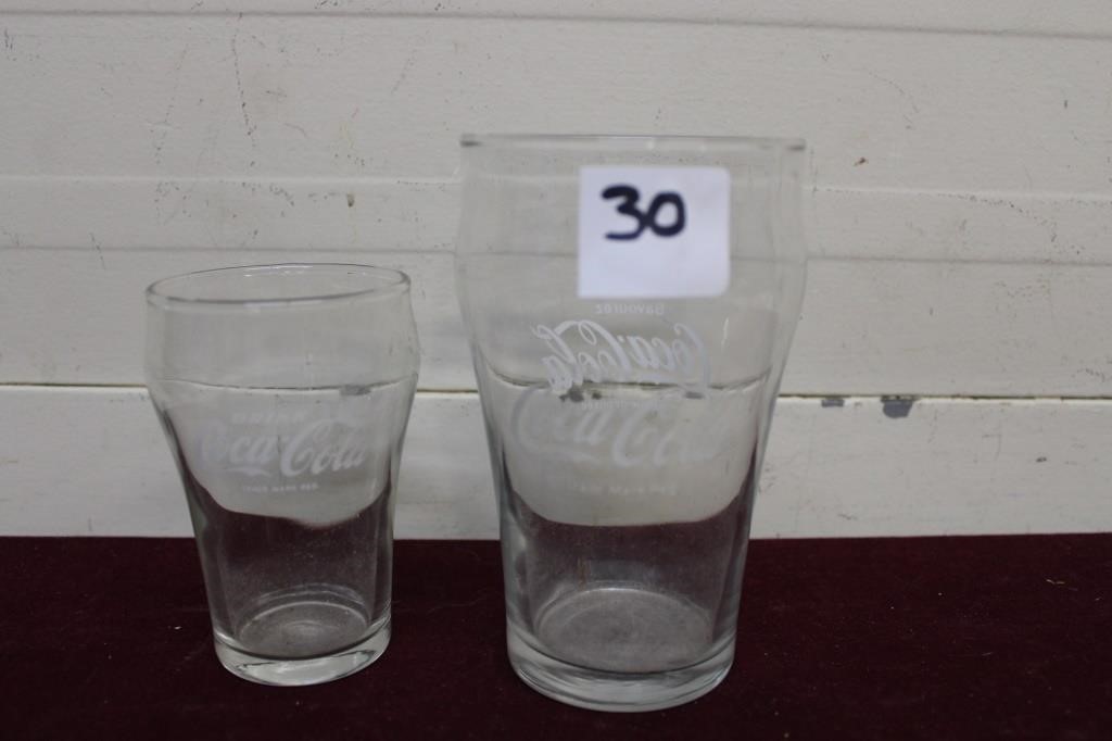 Vintage  Coca Cola Fountain Glasses