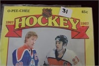 1987 O Pee Chee Hockey sticker Yearbook