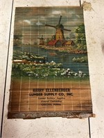 Vintage calendar and coasters