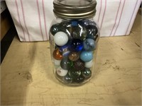 Jar of marble shooters