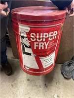 Super fry metal tin
