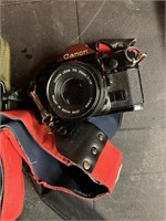 Canon camera and bag