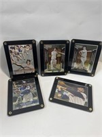(5) Baseball All Stars in Slabs - Hank Aaron;