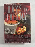 (SIGNED) DAYS OF INFAMY - NEWT GINGRICH & WILLIAM