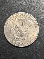 1972 "Ike" Dollar Coin ~ "FG" Stamp on neck & Tail