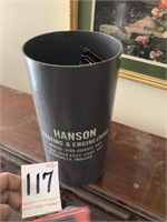 Hanson Testing & Engineering Can and Contents
