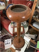 Antique Oak Candle Pedestal Only