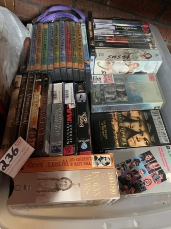 DVDs and VCRs