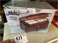 New Wooden MELE Jewelry Case