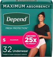 Adult Underwear for Women 40count size S