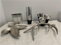 Vintage Modern Aalta Ebony Metal Decor Group