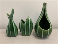 Vintage Mid Century Hull Watermelon Glazed pottery