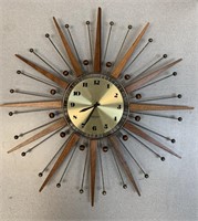 mid century modern Westclox Nocord clock (Sputnik)