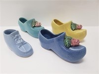 Vintage McCoy Ceramic Dutch Shoes Group