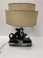 Mid Century Modern Panther Lamp 1950s