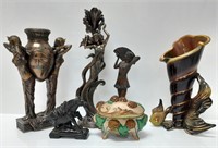 Decorative and  Figural Lot