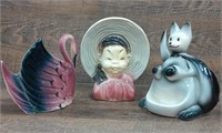 Mid-century Modern Pottery Grouping