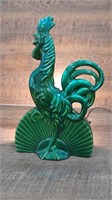 Vintage Mid-century Ceramic Rooster Tv Lamp