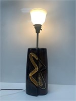 Mid Century Modern Abstract Ceramic Table Lamp