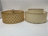Vintage Round  Lamp Shades