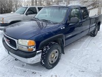 2000 GMC 2500 extended cab 4x4 6.0l Gas