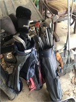 (2) Sets of Golf Clubs