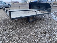 2 place sled trailer, homemade, no tod