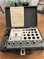 Vintage tube tester, model number 257 by Accurate