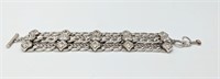 European 925 Women's Bracelet With Crystal Stones