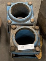 (2) 4-1/2 " Pipe Couplers