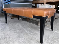 Vinyl Upholstered Bench