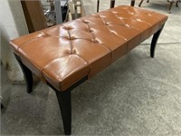 Vinyl Upholstered Bench