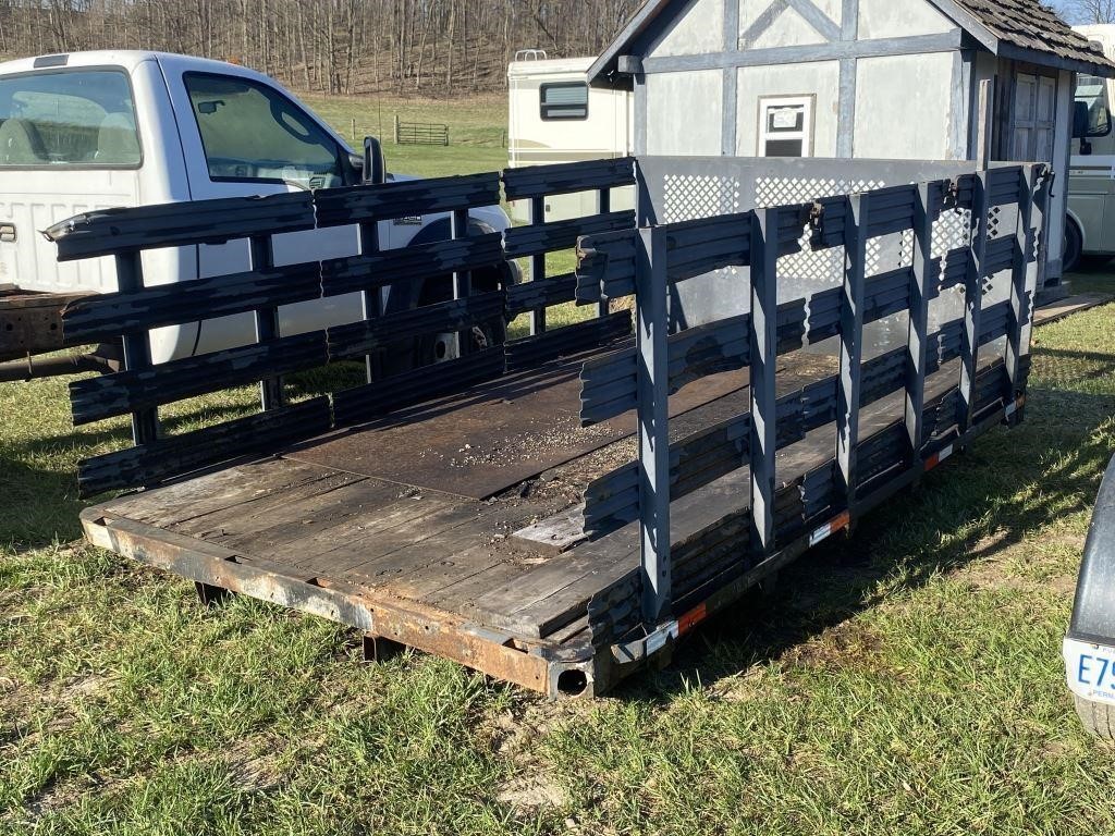 Steel Mesh Platform Utility Trailer Body with