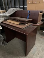 Disassembled Office Desk Parts