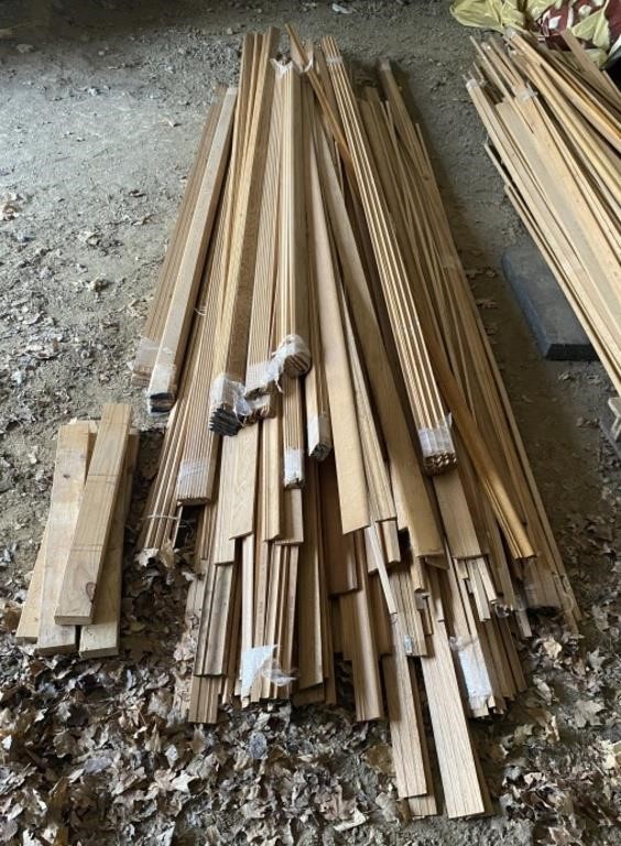 Pile of Oak Trim, Various Styles, Measures up to