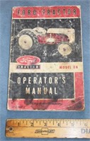 VINTAGE 1950 FORD TRACTOR MODEL 8N OWNERS MANUAL