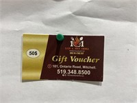 101 Bar & Fire Grill Gift Voucher Value $50