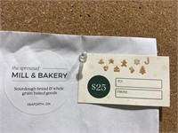 gift voucher the sprouted MILL & BAKERY Value$25