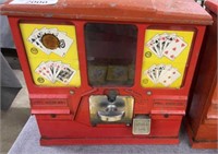 Vintage Gum ball Poker Machine