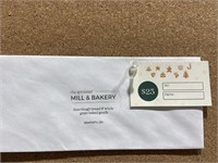 gift voucher the sprouted MILL & BAKERY Value$25