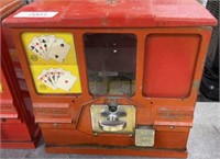 Vintage Gumball Poker Machine