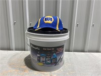 Wash Bucket cleaners and Hat Value $55