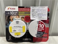 KIDDE 2 Pack talking fire smoke alarms Value $50
