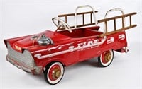 Original Murray Fire Ladder Truck Pedal Car