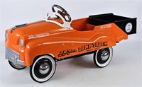 Burns Novelty Sand & Gravel Dump Truck Pedal Car