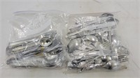 (2) bags of flatware