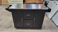 Rolling kitchen workstation cabinet 36t x 54w